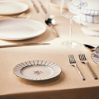 bernardaud brocante bread butter plate round blue 16cm