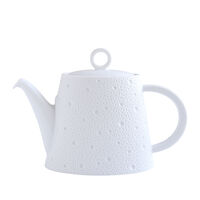 Ecume White Tea Pot, small