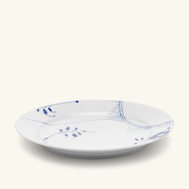 royal copenhagen blue mega 2 dinner plate round white 27cm