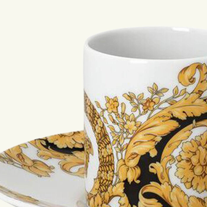 versace barocco 92 espresso cup   saucer