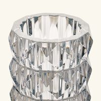 baccarat louxor vase round medium clear
