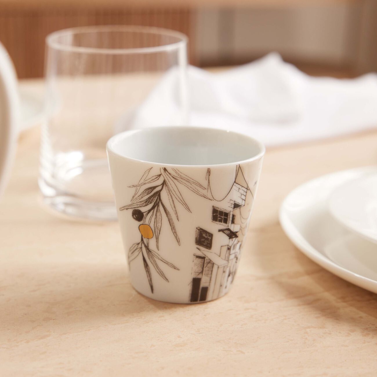 Nassem Jug & Cup Set Of 4 silsal nassem jug cup set of 4