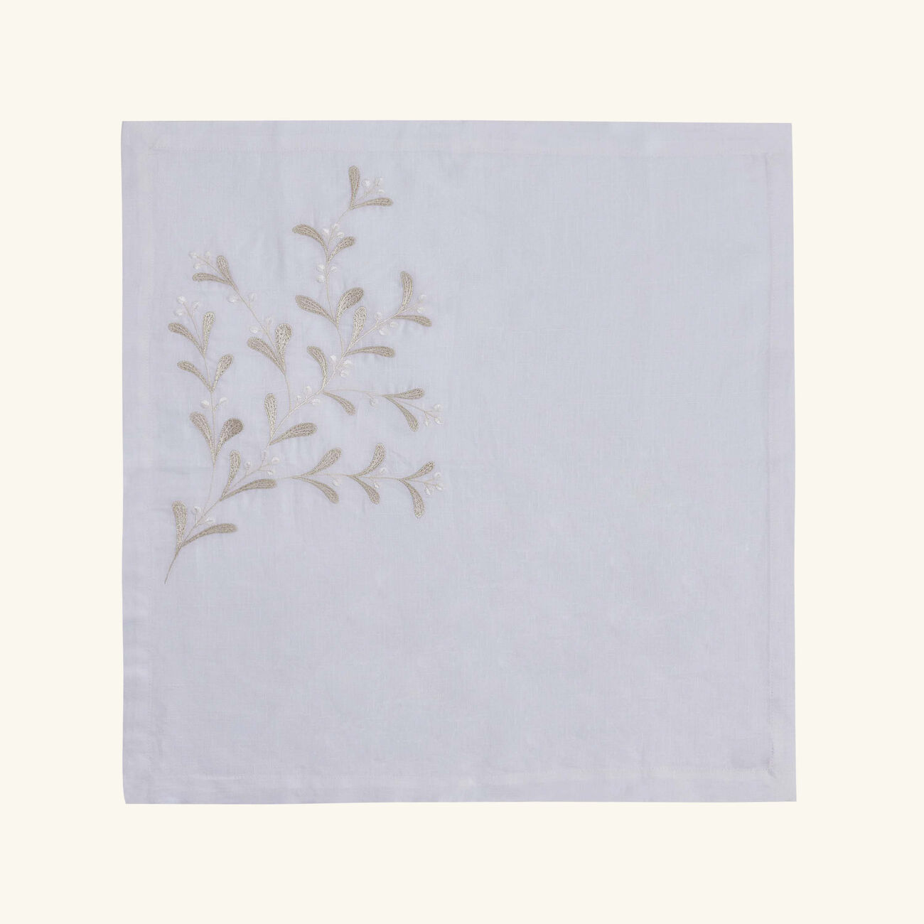 catherine denoual garden collection napkin grey