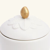 Peacock Sugar Bowl White villari peacock sugar bowl white