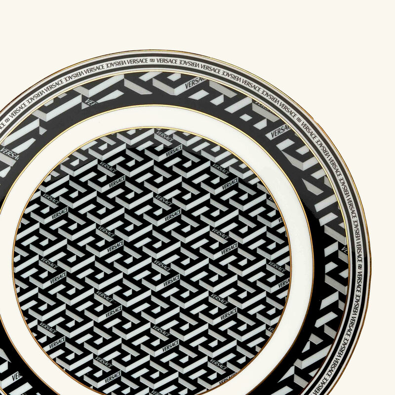 versace la greca signature bread butter plate round 16cm