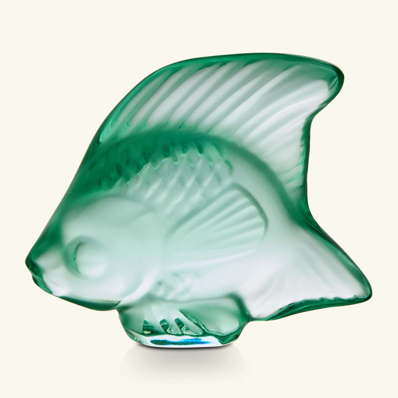 Fish Figurine Mini Green lalique fish figurine mini green