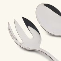 christofle albi salad serving set silver plated with gift box