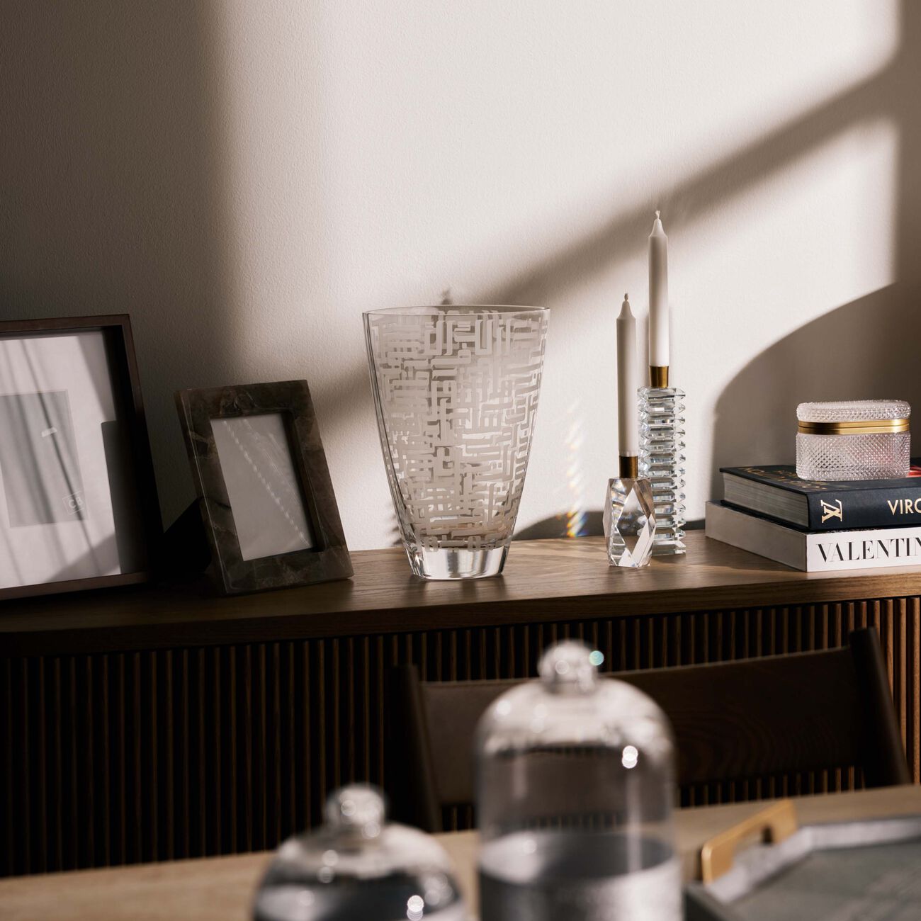 dimlaj dar vase medium clear