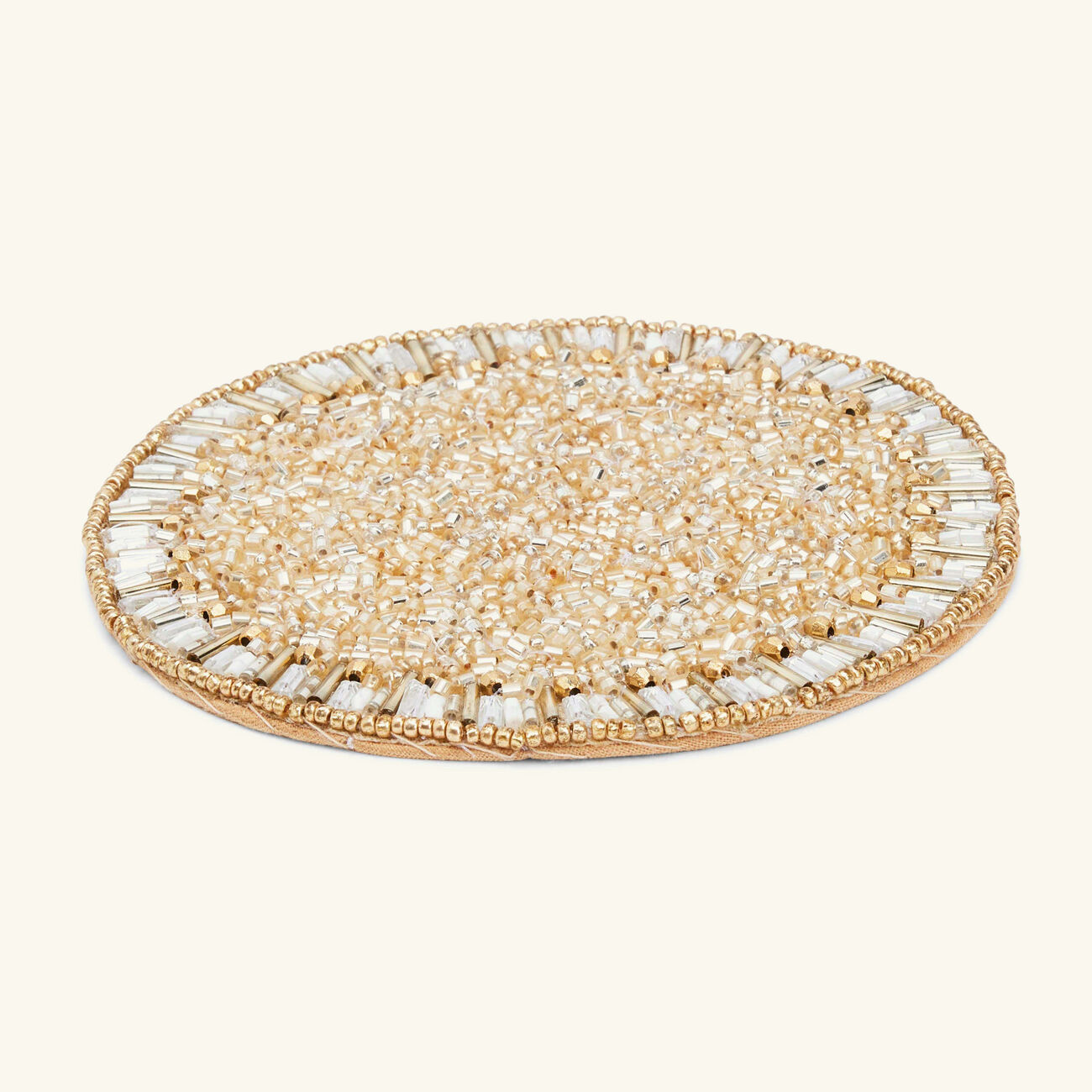 kim seybert bevel coasters gold set of 4