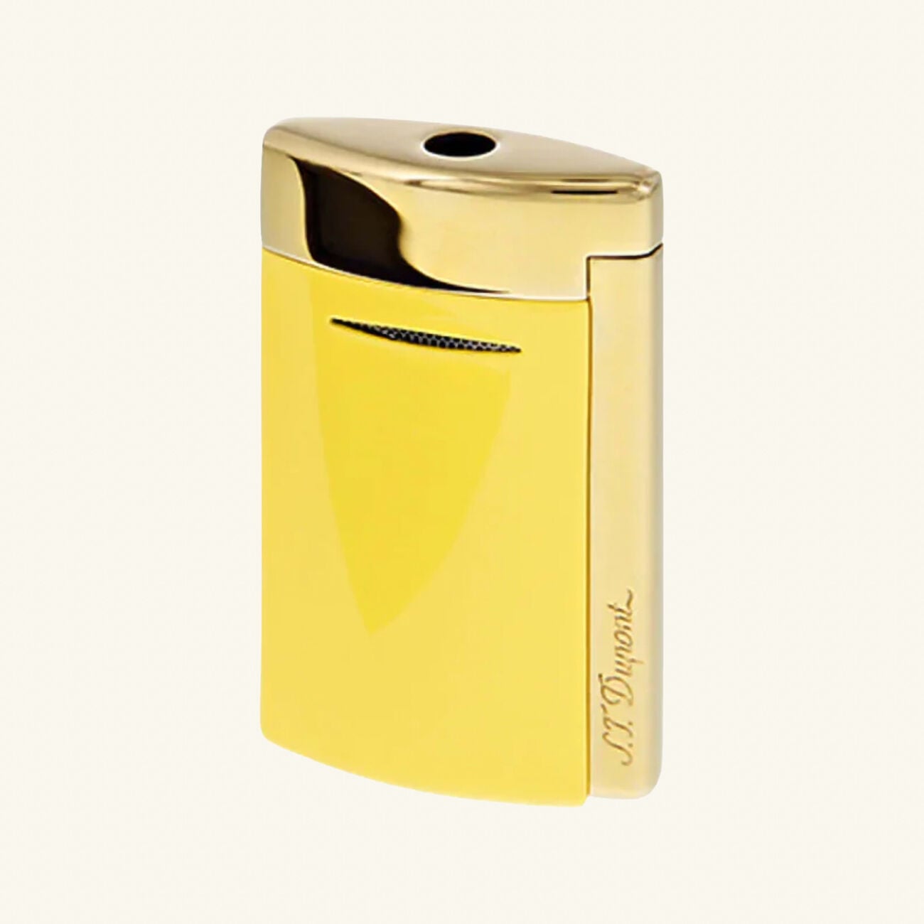 st dupont minijet lighter yellow