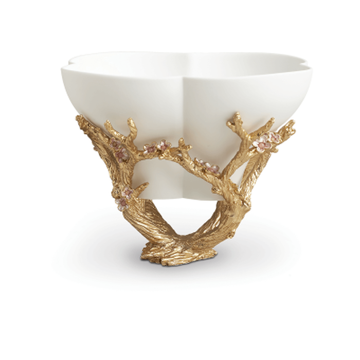l objet blossom centerpiece silver