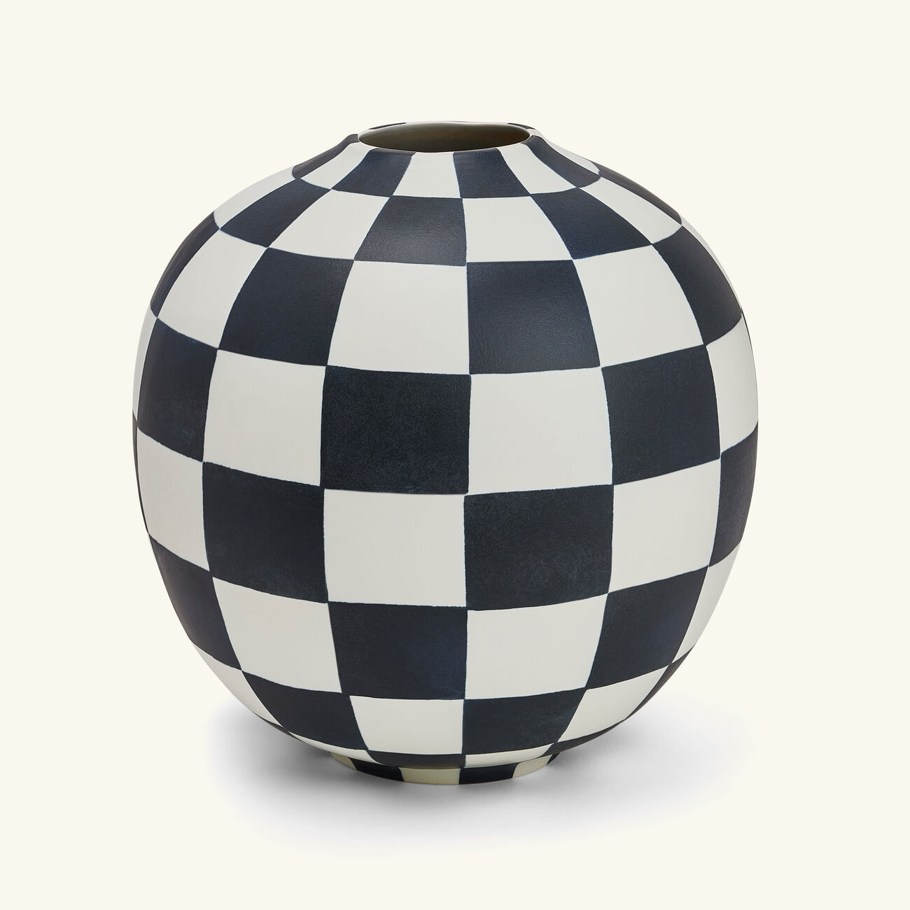 l objet damier vase medium white