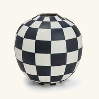 l objet damier vase medium white