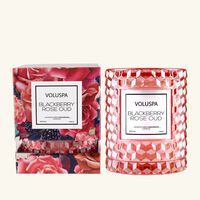 voluspa blackberry rose oud cloche candle