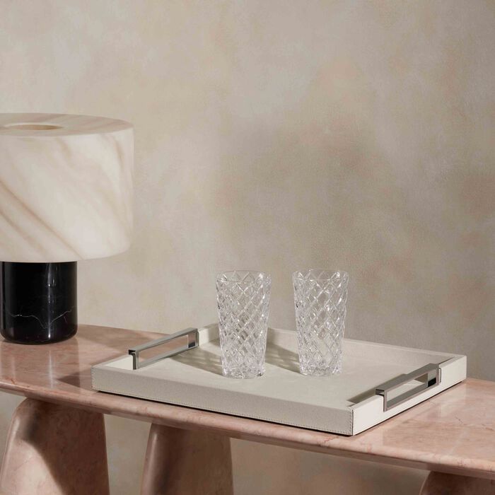 giobagnara victor tray rectangular medium white