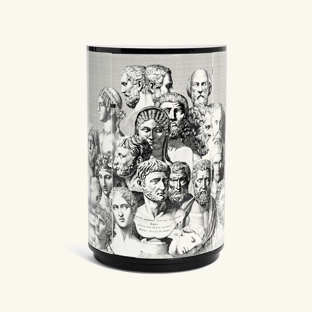 fornasetti teste antiche console grey