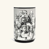 fornasetti teste antiche console grey