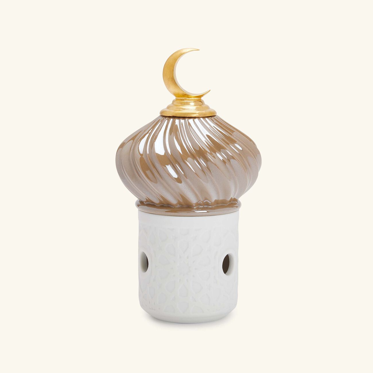 lladro majestic nights incense burner brown