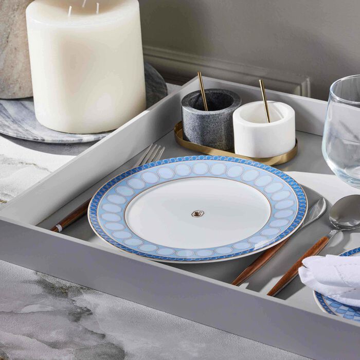 rosenthal signum azure plate round blue 23cm
