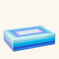 علبة سكالا المطلية بالورنيش كبيرة زرقاء جوناثان أدلر علبة سكالا المطلية بالورنيش كبيرة زرقاء