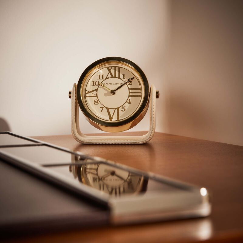 Brennan Clock Gold ralph lauren home brennan clock gold