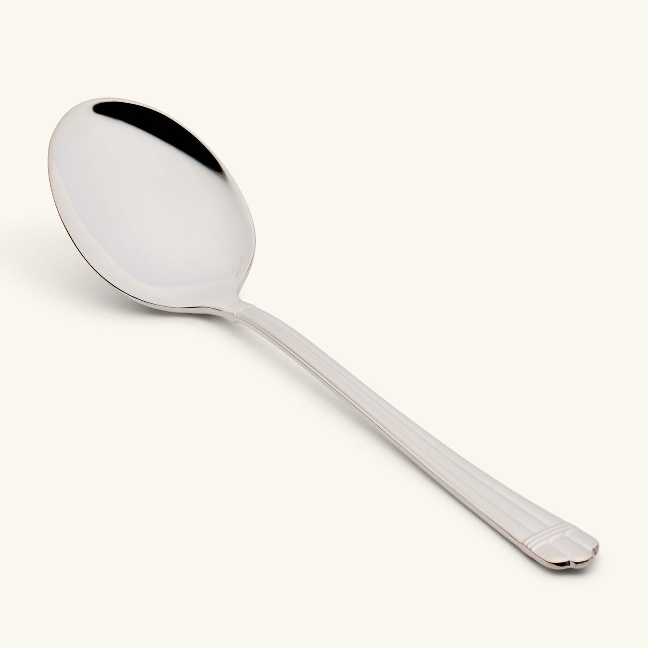 christofle aria salad serving spoon silver plated