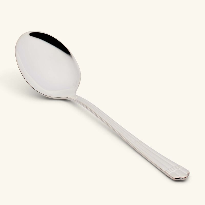 christofle aria salad serving spoon silver plated