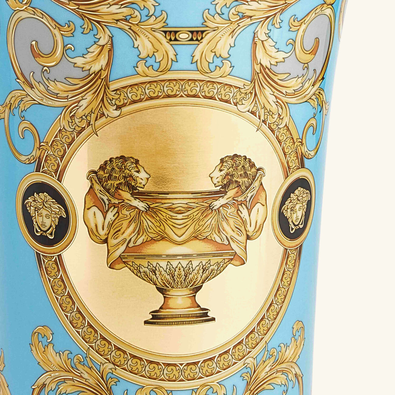 versace prestige gala bleu vase medium blue