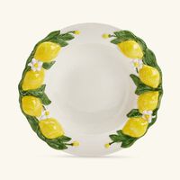 les ottomans lemon pasta bowl white