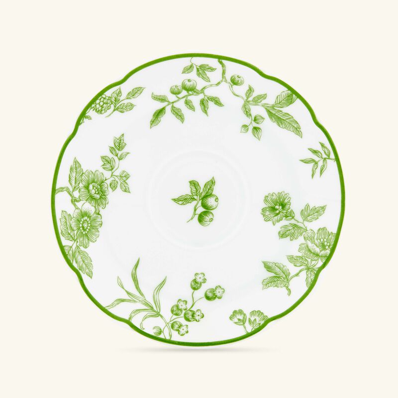 Albertine Coffee Cup & Saucer Green Set Of 2 bernardaud albertine coffee cup saucer green set of 2