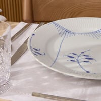 royal copenhagen blue mega 2 dinner plate round white 27cm