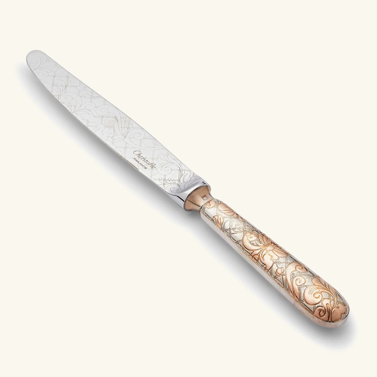 christofle jardin d eden gold plated tablespoon gold