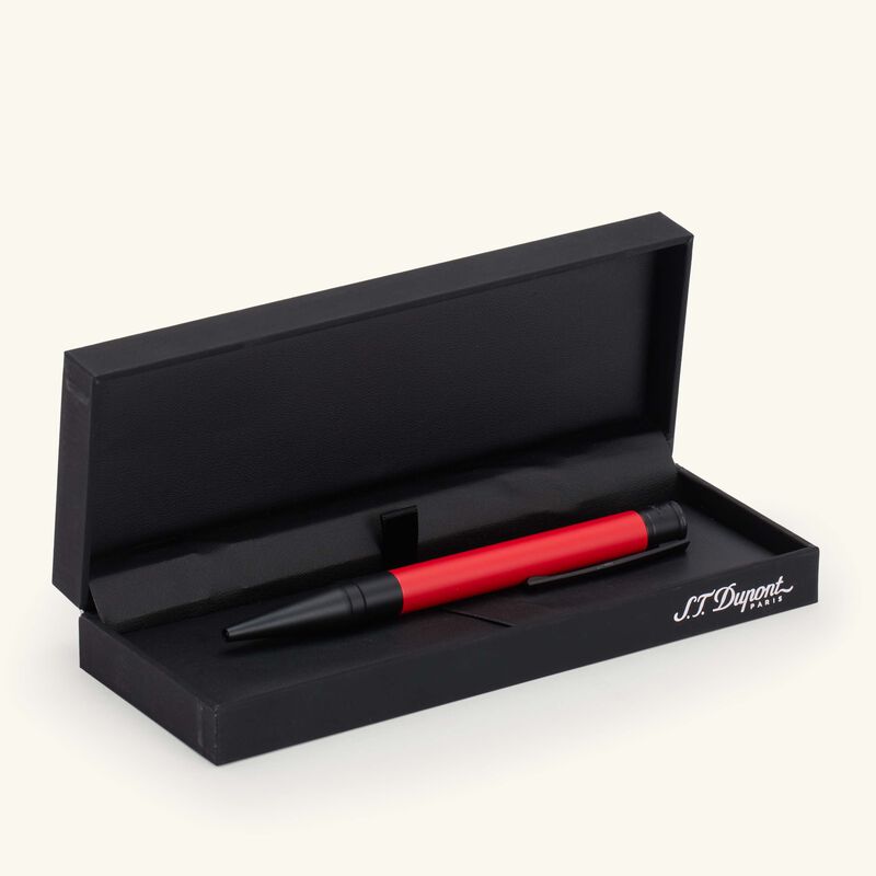 st dupont d initial ballpoint pen black