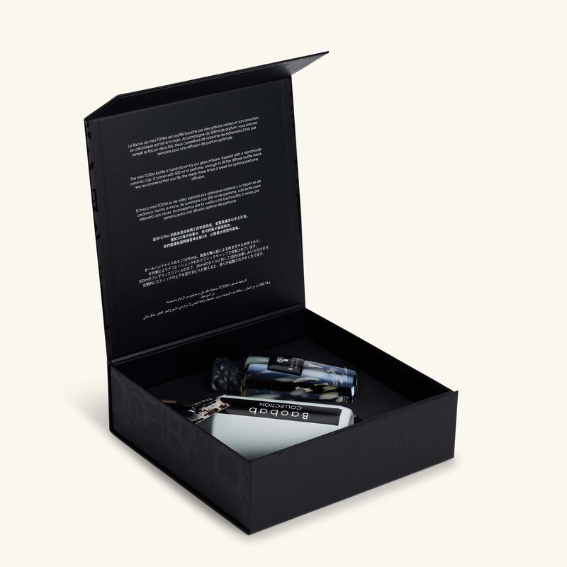 baobab collection pearls black totem diffuser