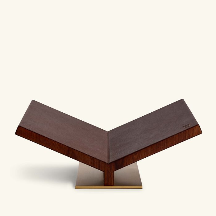 assouline collector classic bookstand brown