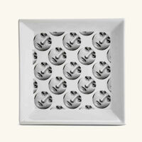 fornasetti tema e variazioni no 198 trinket tray square small white