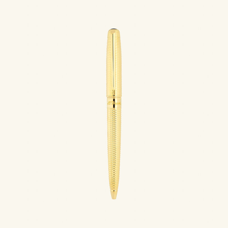 Line D Eternity Ballpoint Pen Gold st dupont line d eternity ballpoint pen gold