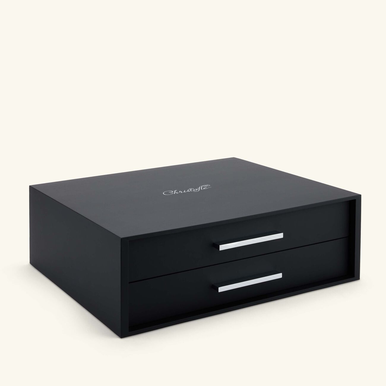 كريستوفل طقم الفضيات بيرلز من الستانلس ستيل مؤلف من 110 قطع