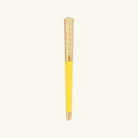 st dupont liberte rollerball pen yellow