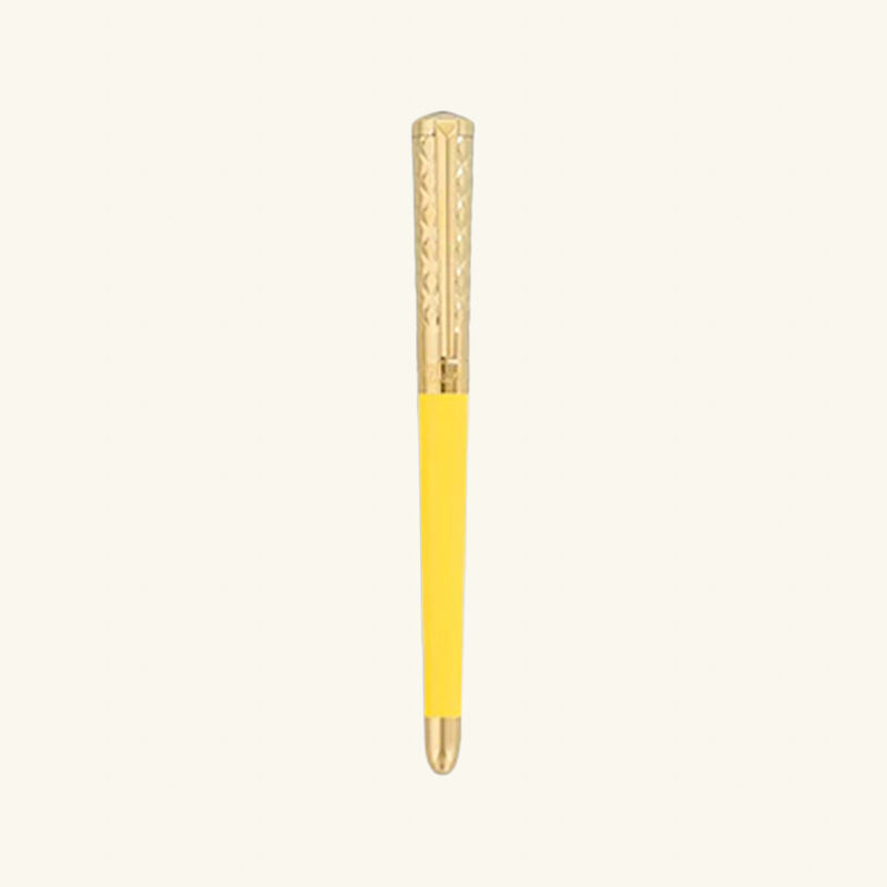 st dupont liberte rollerball pen yellow