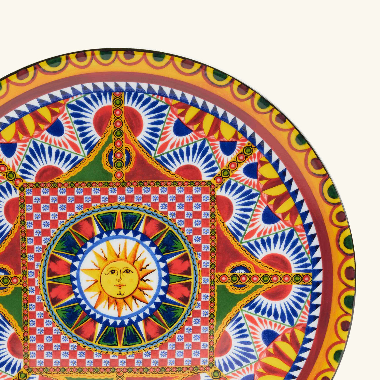 dolce gabbana casa carretto charger plate round 31cm set of 2