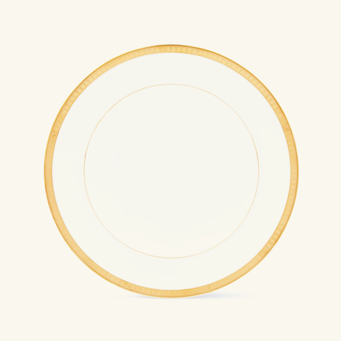 christofle malmaison or soup plate gold 23cm