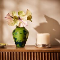 ginori 1735 oriente italiano malachite vase medium green