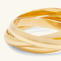 l objet napkin ring gold set of 4