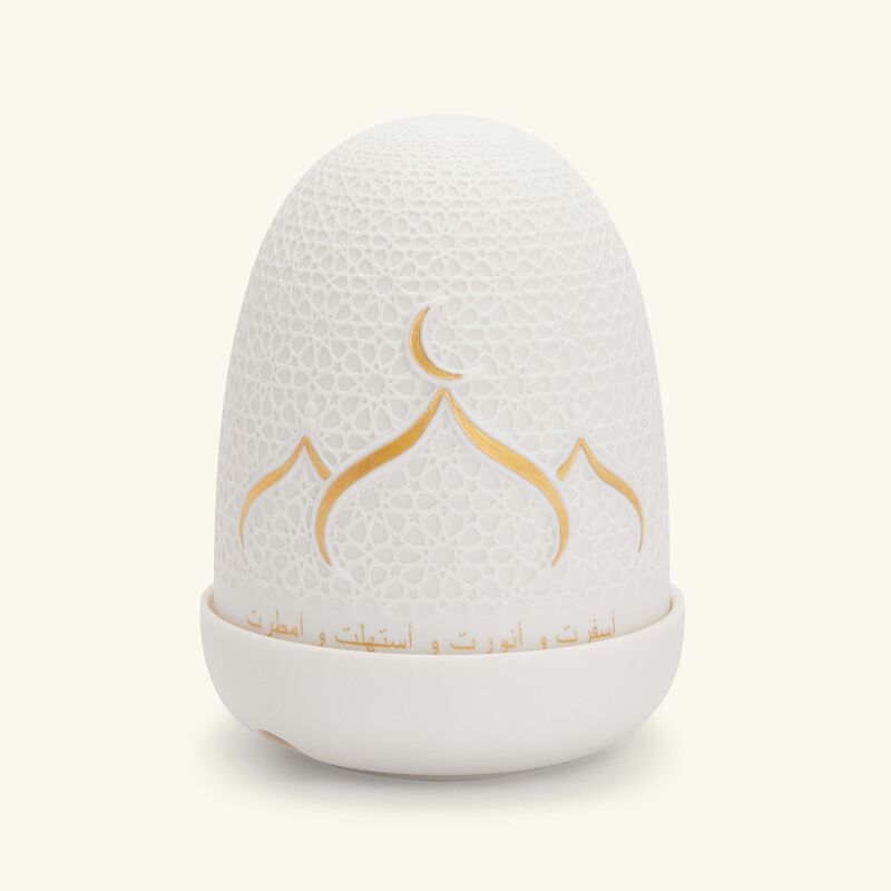 lladro diyaa dome lamp white