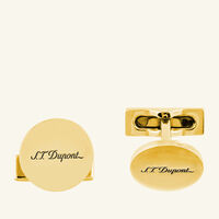 st dupont cufflinks gold