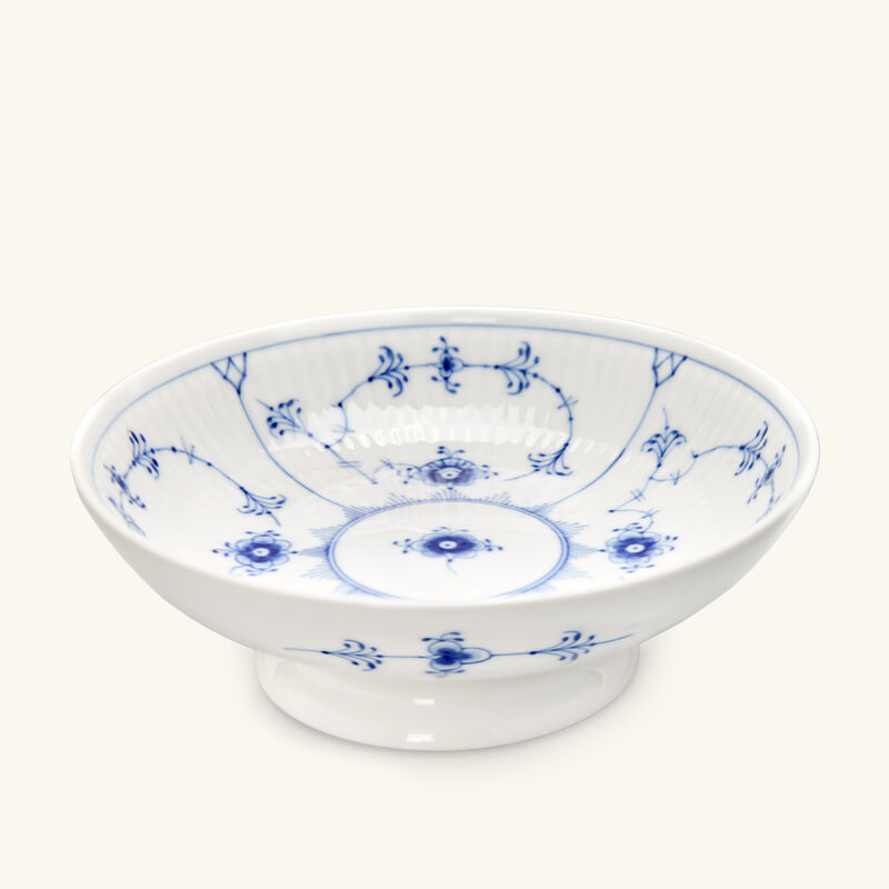 royal copenhagen blue fluted plain serving bowl