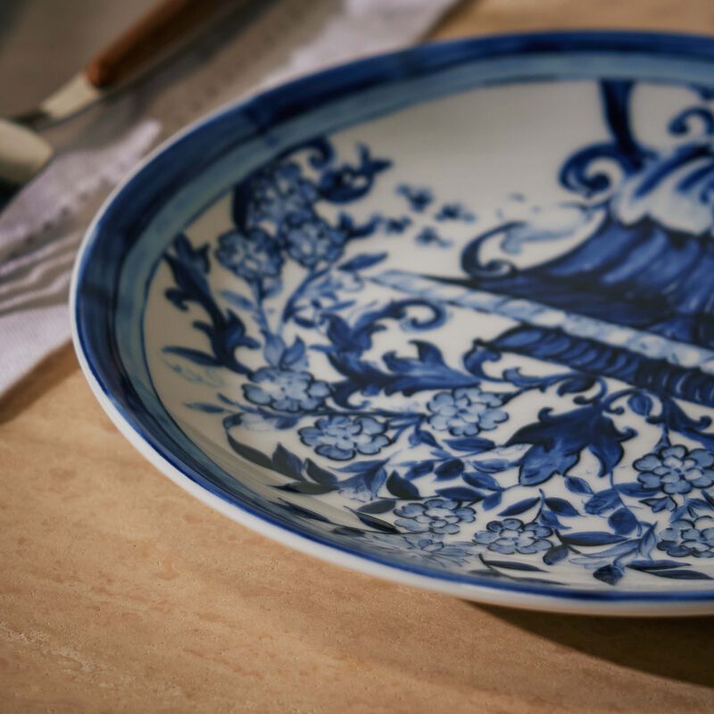 Blu Mediterraneo Dessert Plate Round Blue 19cm Set Of 2 dolce gabbana casa blu mediterraneo dessert plate round blue 19cm set of 2