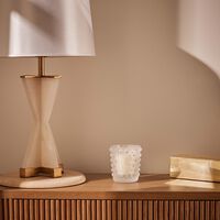 lalique mossi candle vase