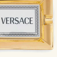 versace medusa rhapsody ashtray rectangular small gold